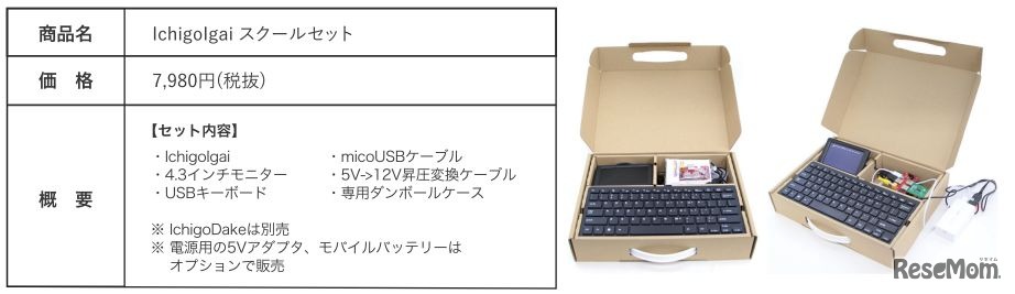 IchigoIgaiスクールセットの商品概要