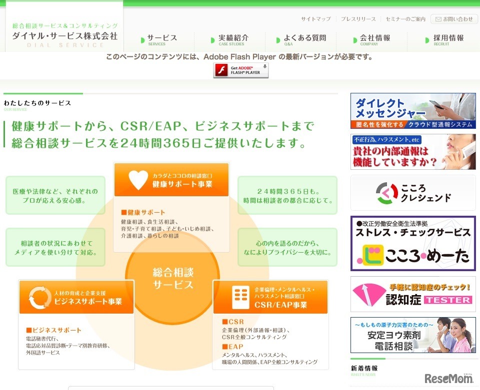 「子ども110番」を運営するダイヤル・サービス