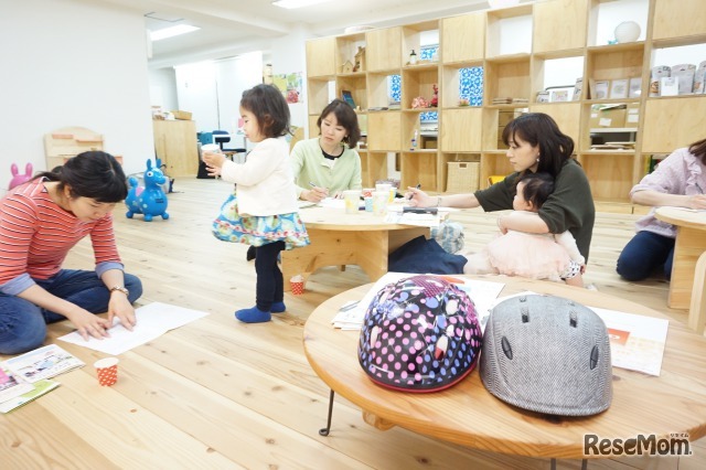 おやこじてんしゃ勉強会＆親子座談会のようす