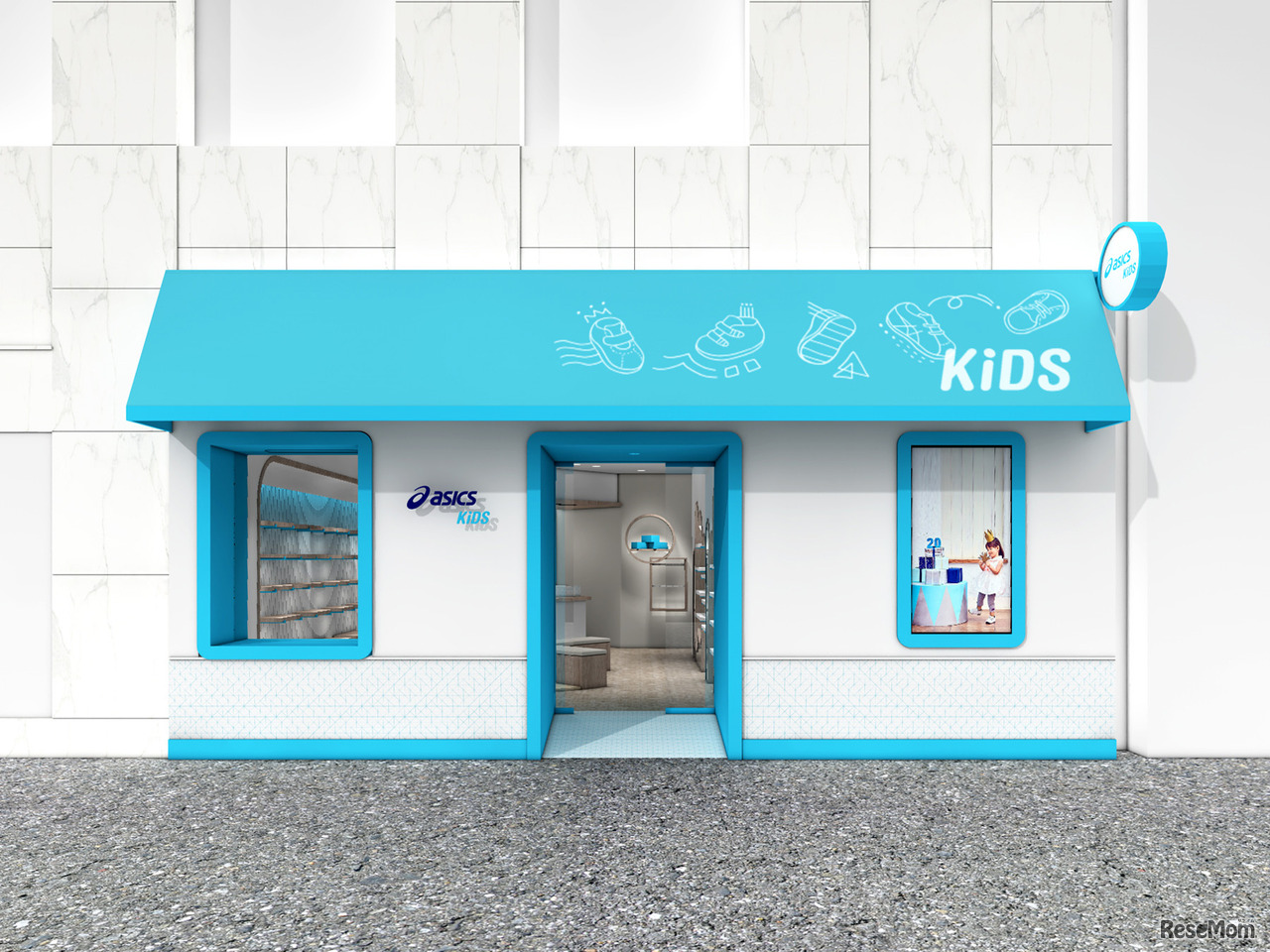 ASICS KIDS GINZA（アシックスキッズ銀座）店舗イメージ（外観）