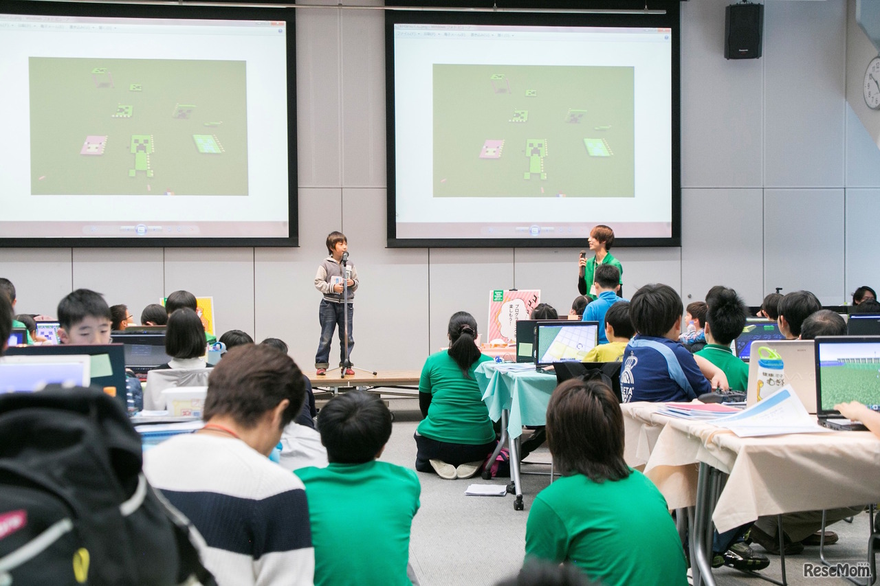 プログラミング1DAYキャンプ　開催時のようす