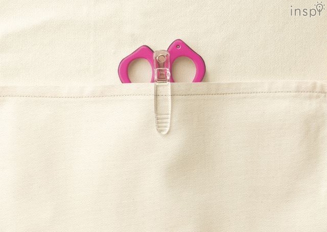 エプロンのポケットにぴったりの「クリッピー」