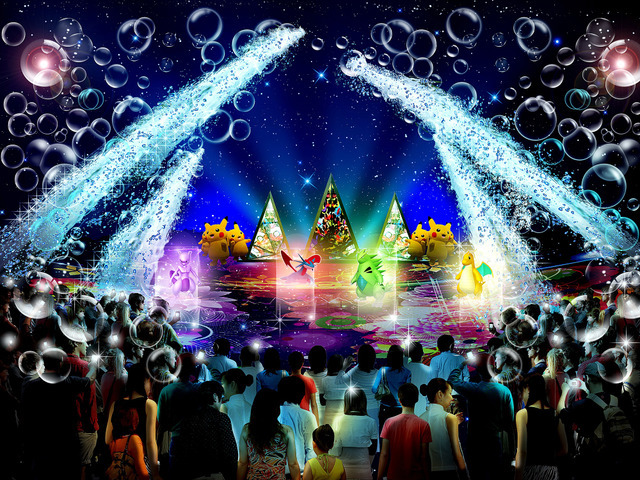 デジタルスプラッシュショー（イメージ）-(C)2018 Pok&eacute;mon. (C)1995-2018 Nintendo/Creatures Inc./GAME FREAK inc.