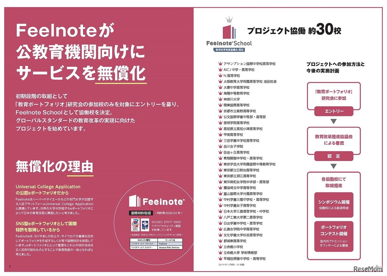 Feelnote School協働校