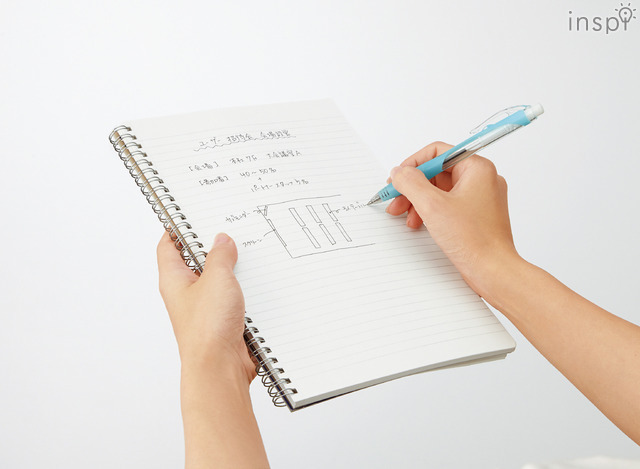 キャンパス ツインリングノート「ドット入り罫線」