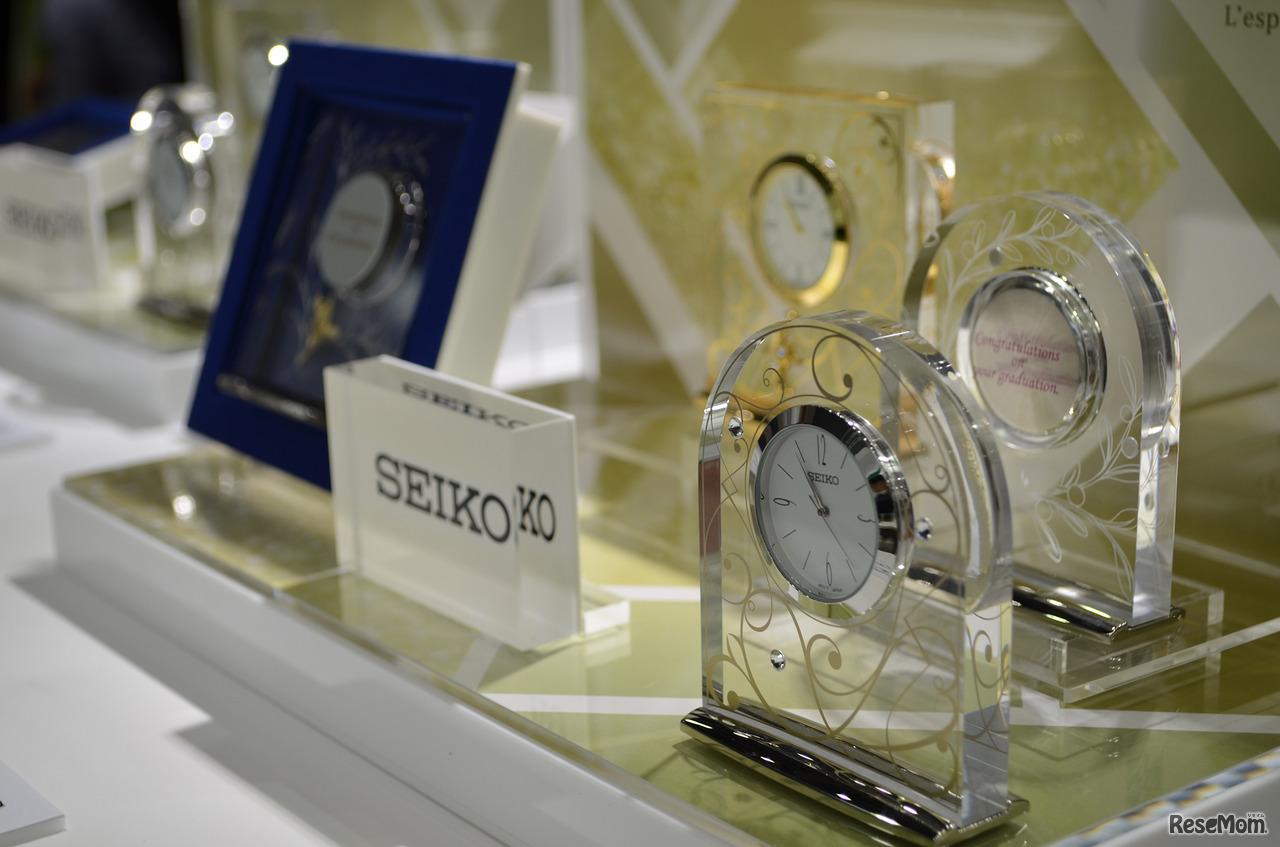 第1回学校施設・サービス展：SEIKO卒業記念品