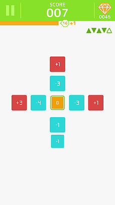 “0”を目指す数学パズル『0 -zero-』配信開始！ ユーザーのひらめきを心地よく刺激
