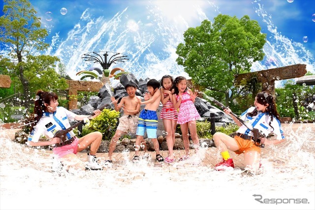 びしょぬれクルーのウォーターパニックタイム！