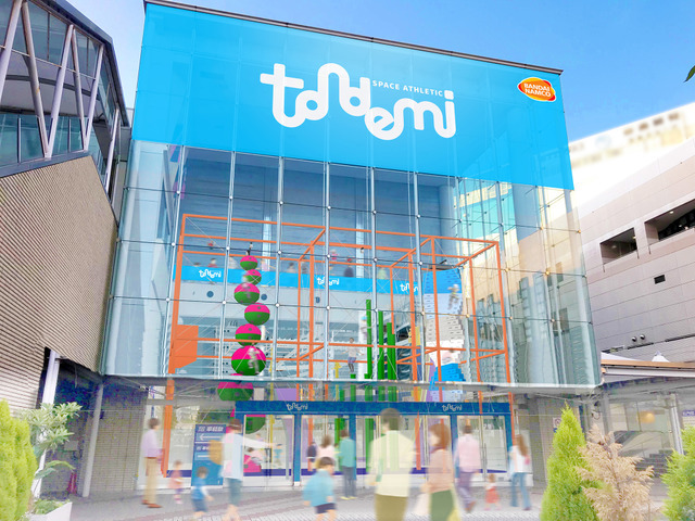 対決できるアクティビティを設置した屋内アスレチック施設「TONDEMI HEIWAJIMA」7月オープン