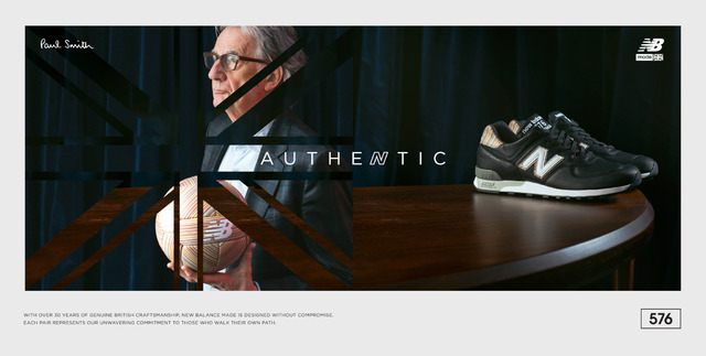 ニューバランス×ポール・スミス、スペシャル仕様の「576」＆モダンなスパイク「MiUK One」発売