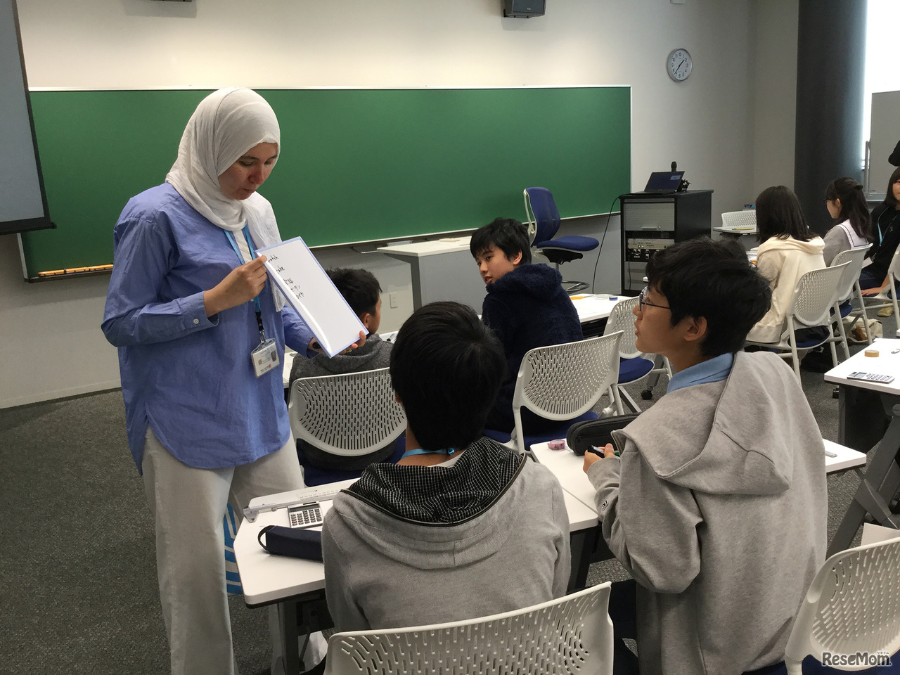 国際高専 見学会のようす