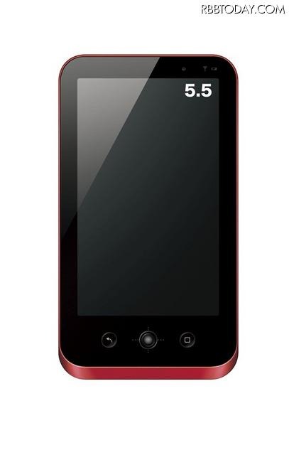 メディアタブレット“GALAPAGOS”（前面） メディアタブレット“GALAPAGOS”（前面）