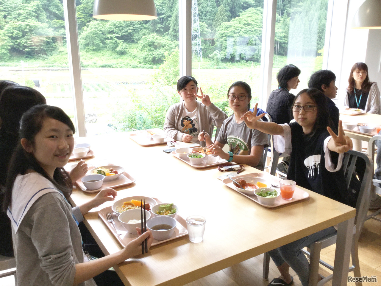 国際高専 見学会のようす