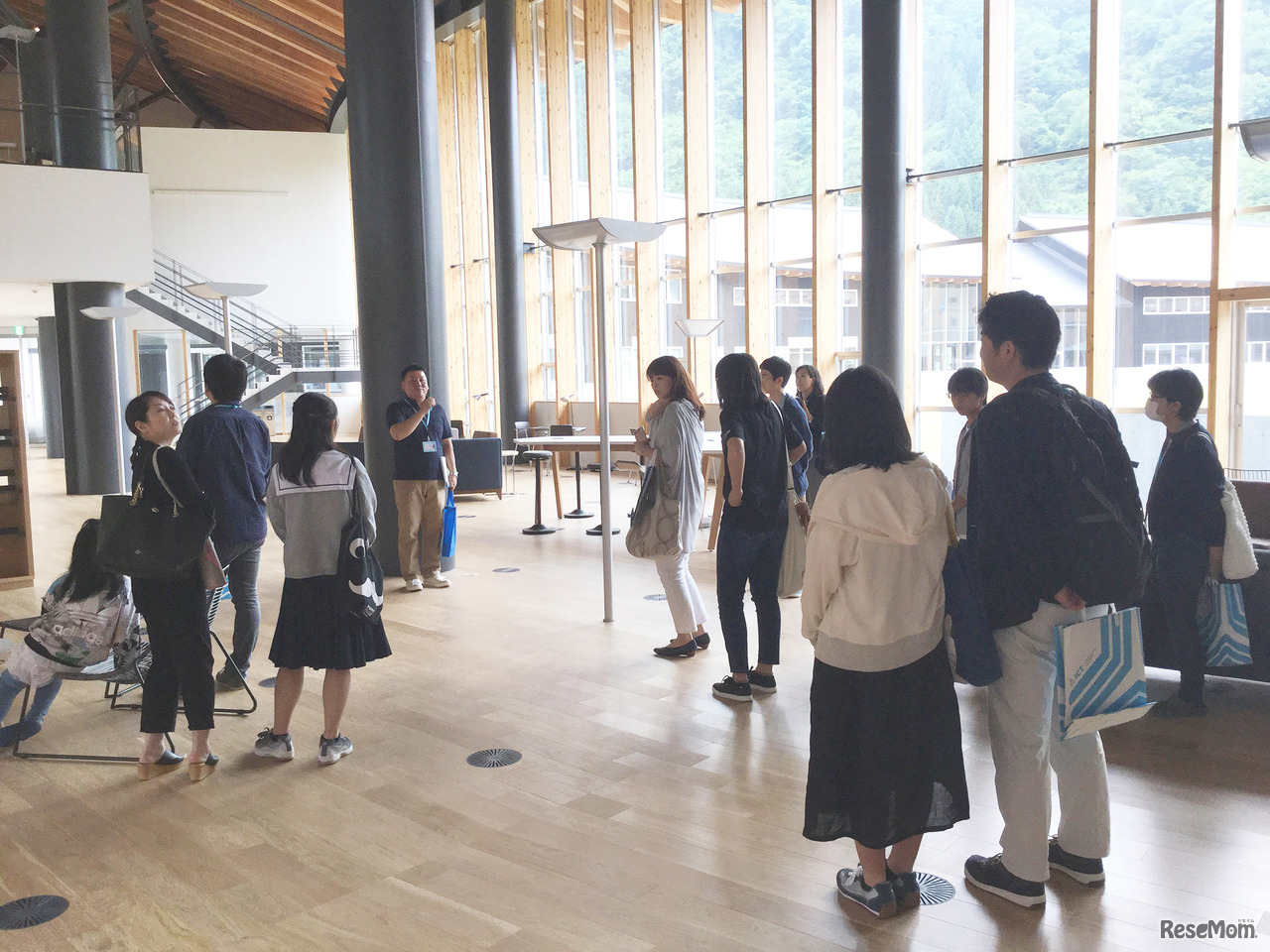 国際高専 見学会のようす