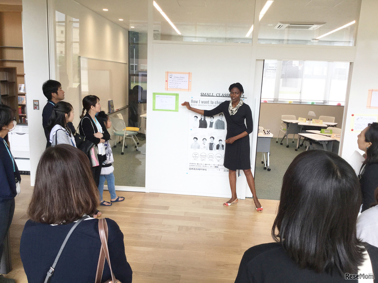 国際高専 見学会のようす