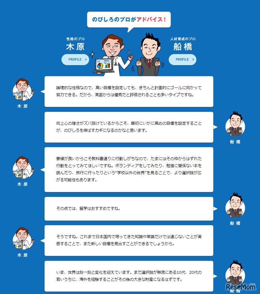 のびしろのプロがアドバイス