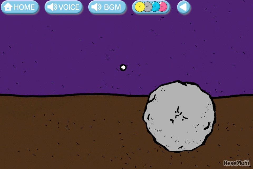 まりによって動き方が異なる