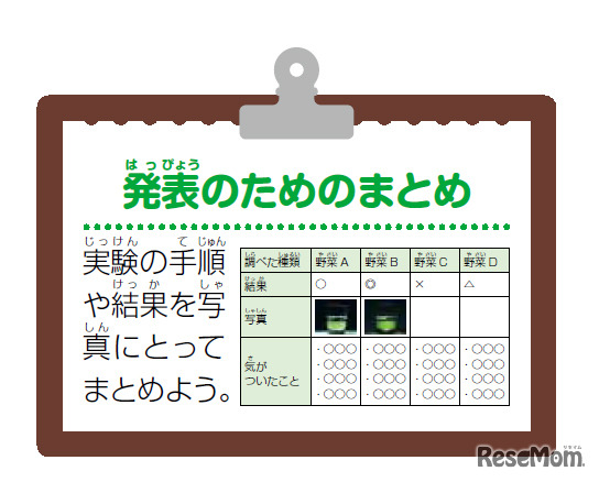 発表のためのまとめ