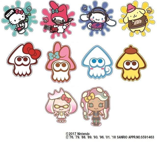 『スプラトゥーン2』ｘ「サンリオ」コラボフェア開催─限定グッズがキディランドに集合！