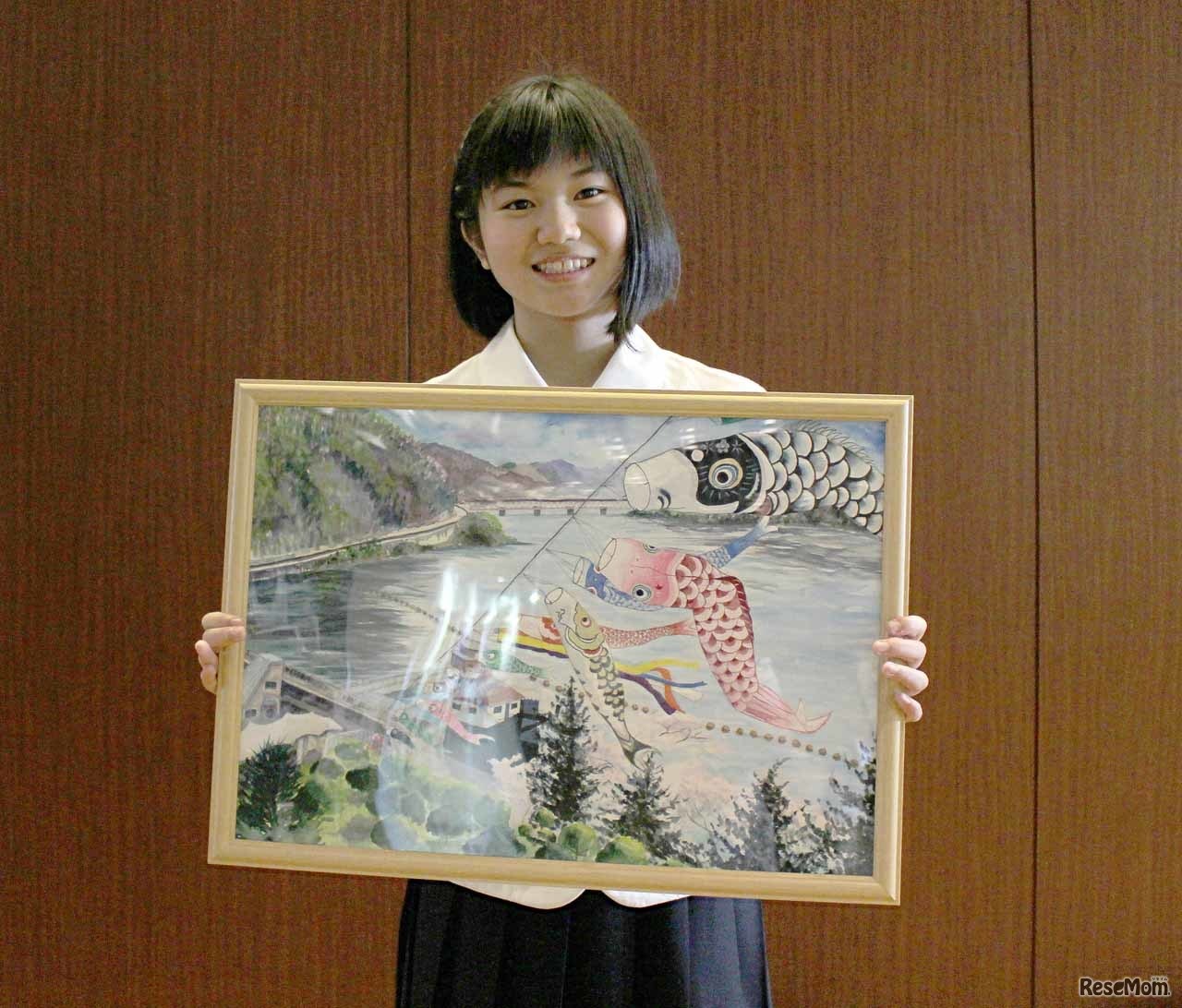 井崎英里さんが描いたこいのぼりの絵