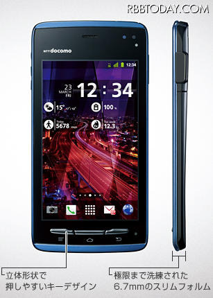 「docomo NEXT series ARROWS μ F-07D」