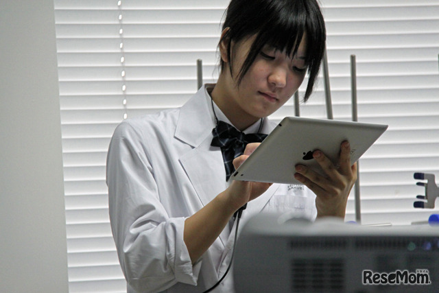 日常的にiPadが活用されている広尾学園