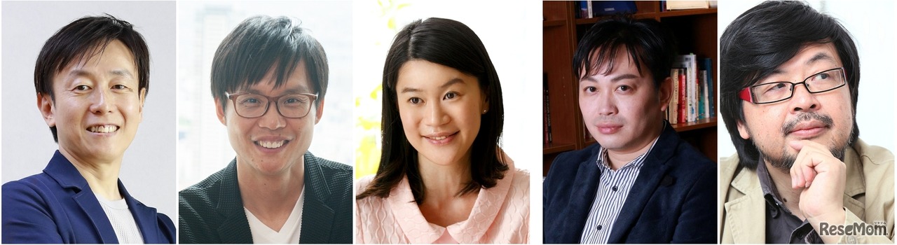 パネル登壇者（左から青野氏、田中氏、石戸氏、清水氏、遠藤氏）