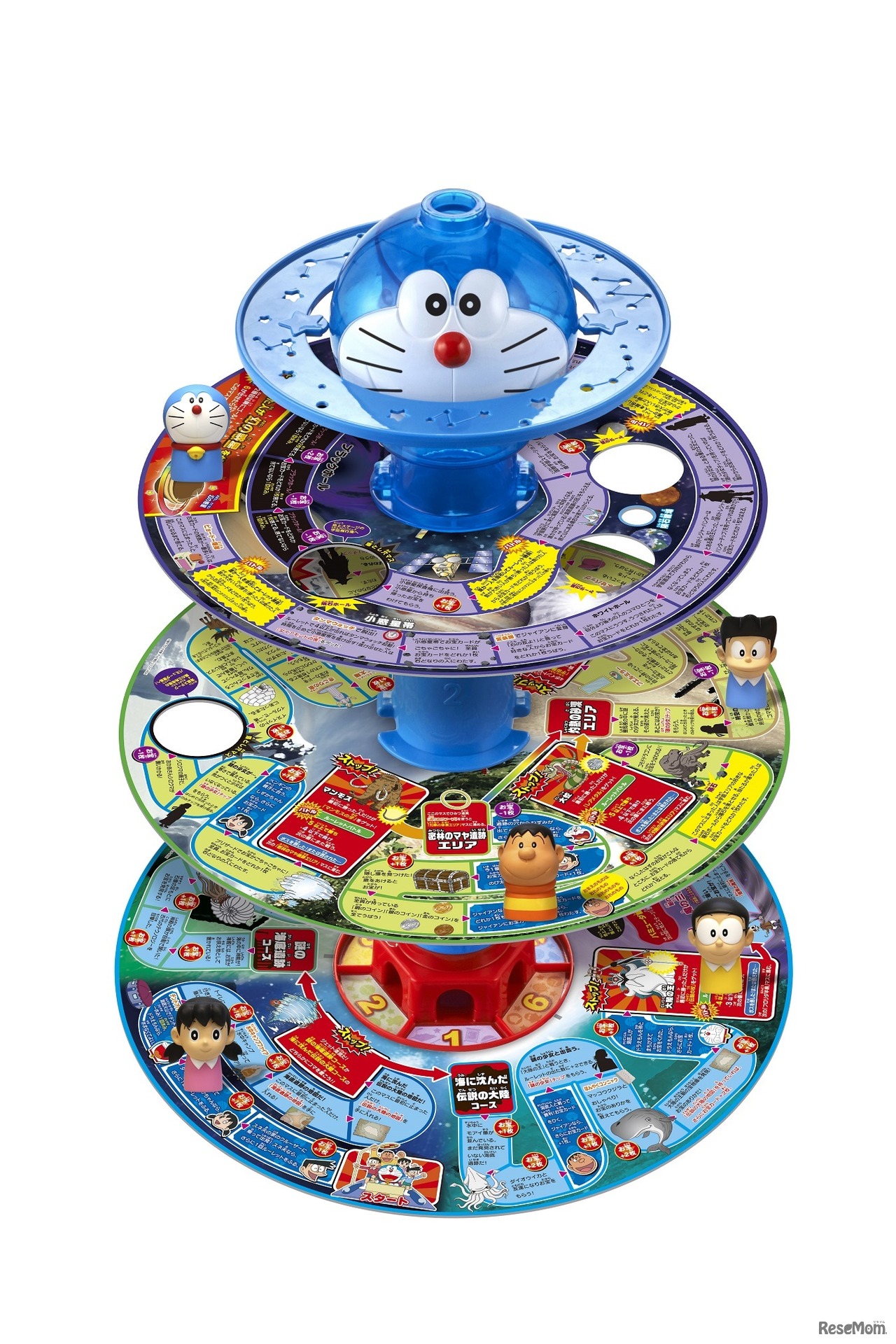 バンダイ「ドラえもん立体地球大探検ゲーム」　(c) Fujiko-Pro,Shogakukan,TV-Asahi,Shin-ei,and ADK