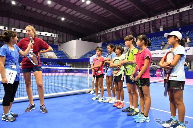 東レ PROテニス2018 ジュニア育成プログラム Supported by Porsche