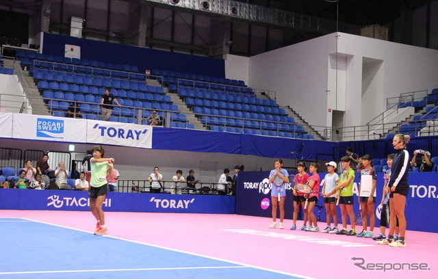 東レ PROテニス2018 ジュニア育成プログラム Supported by Porsche