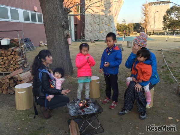 まき割り・たき火体験（イメージ）