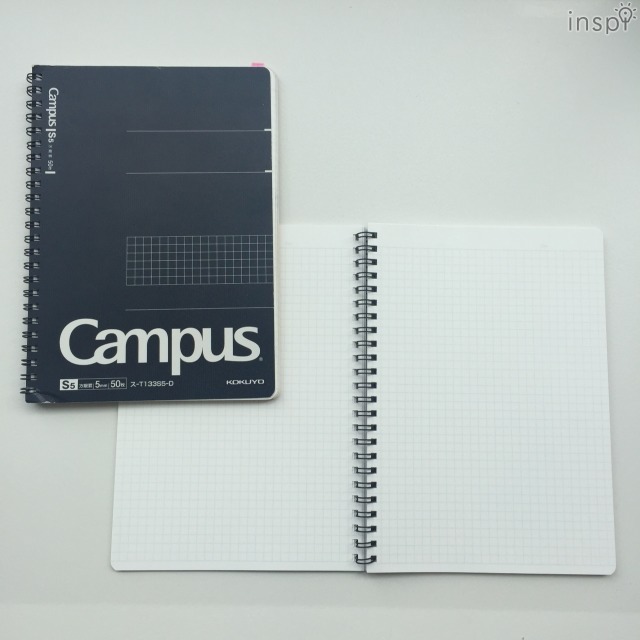 キャンパスツインリングノート（方眼罫）
