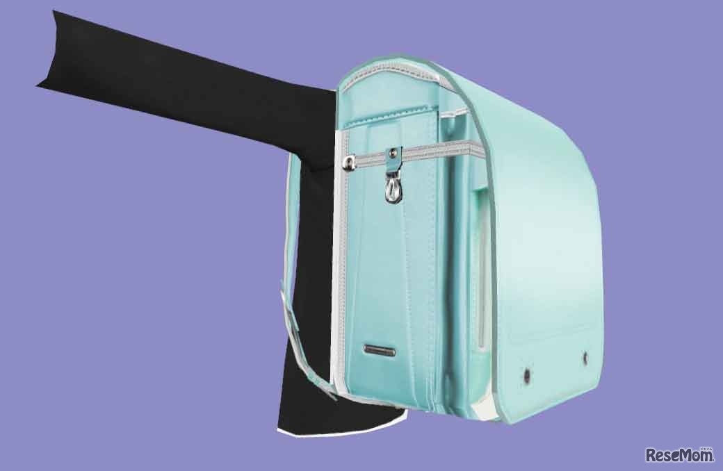 モニターの前に立つとランドセル姿が映し出される