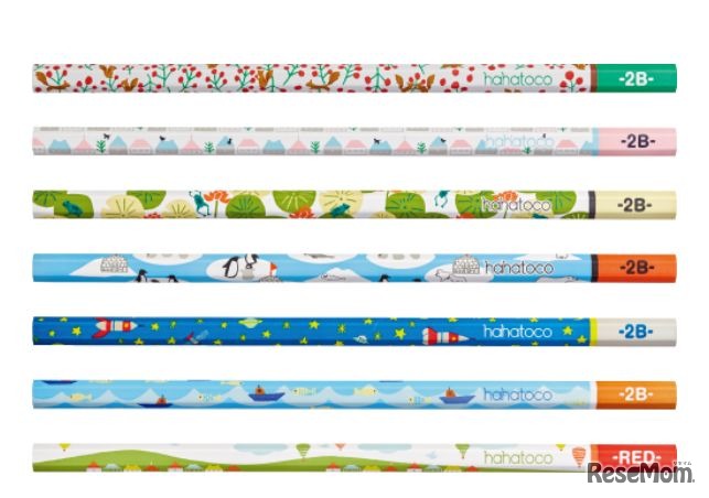 「hahatoco（ははとこ）」鉛筆のデザイン