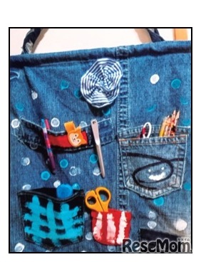 第1回夏休み宿題・自由研究大作戦大賞 サポーター賞「デニムおかたづけポケット」