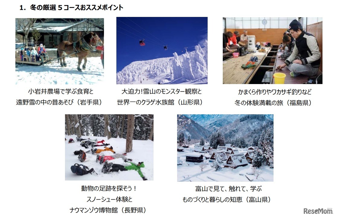 「フレテミーナ」冬の厳選5コース