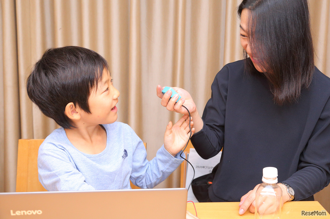 伊藤さんと2年生の息子さん