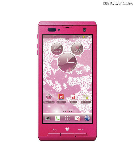 「Disney Mobile on docomo F-08D」