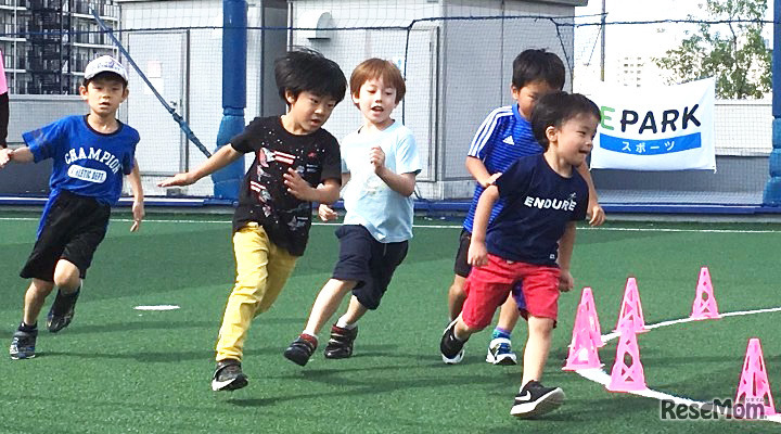 かけっこ教室パワーアッププログラム（イメージ）