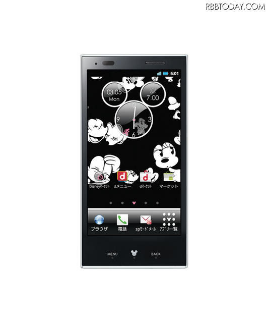「Disney Mobile on docomo P-05D」