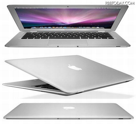 Macではノートタイプの Mac Book Airが好調。