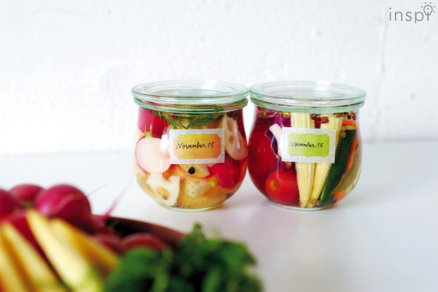 食材のラベル表示に