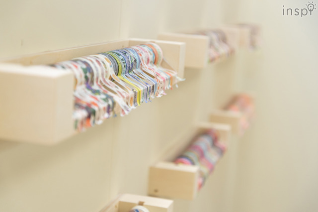 「文具女子博2018」マスキングテープがずらりと並ぶバイキングコーナー