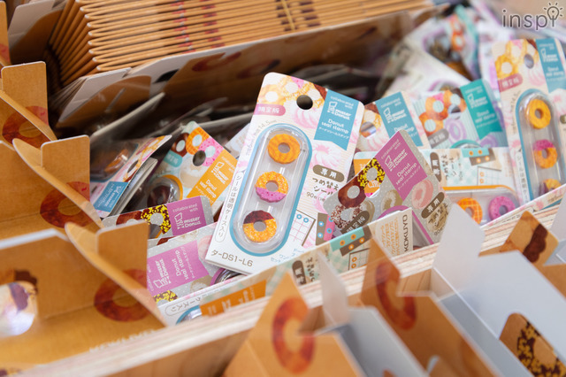 「文具女子博2018」ミスタードーナツとのコラボ「ドーナツシールスタンプ」のバイキング