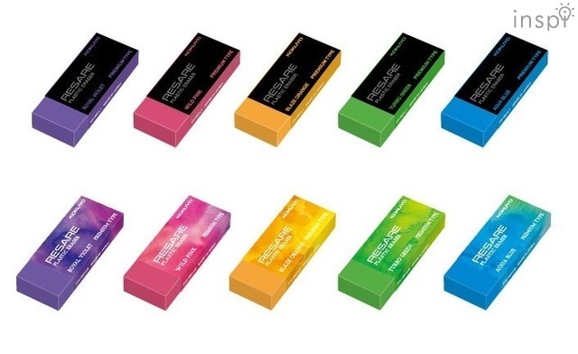 「プラスチック消しゴム＜リサーレ＞（プレミアムタイプ）」限定柄