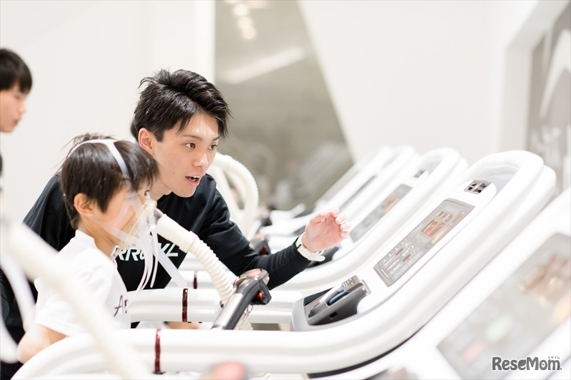 トレーニングのようす