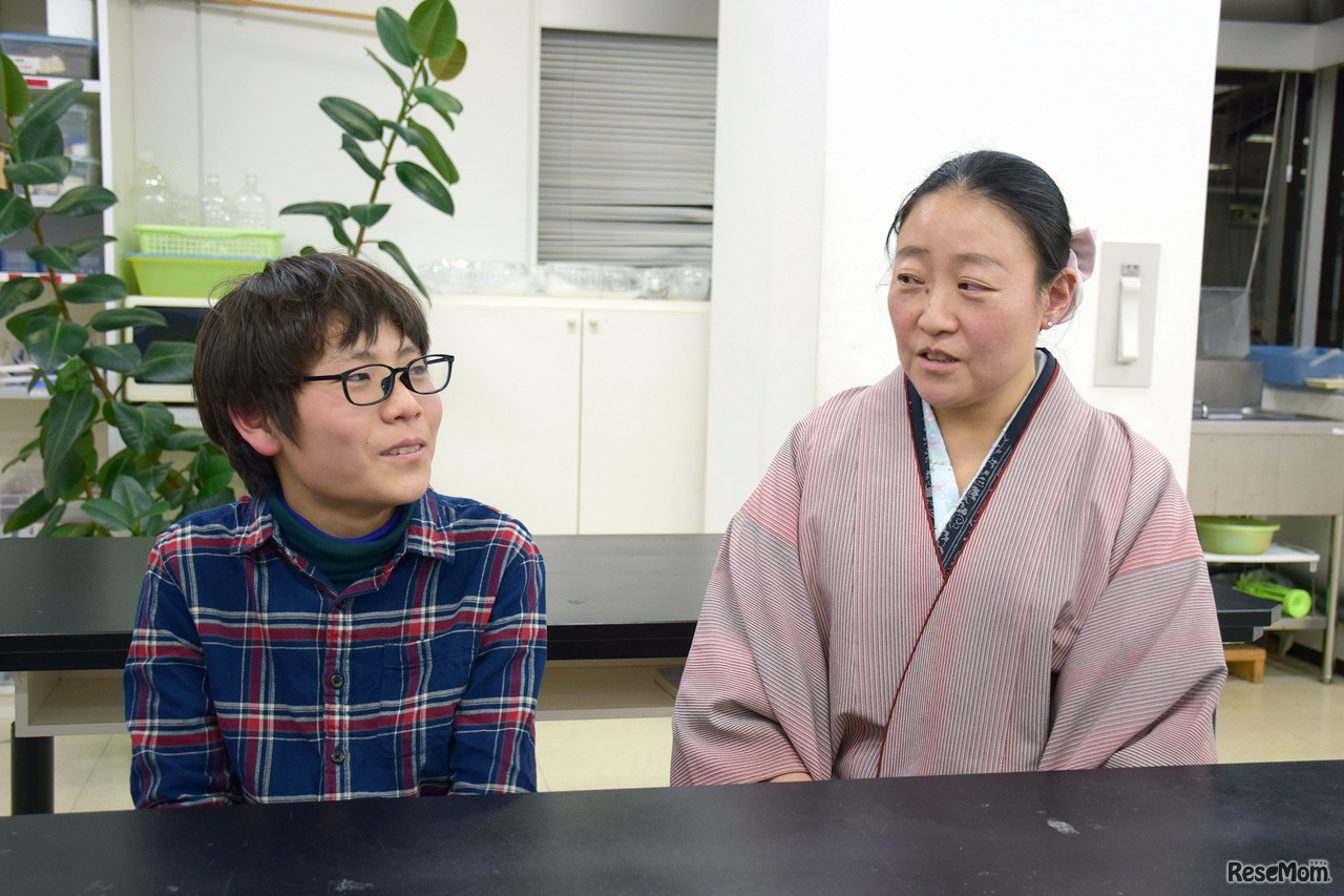 川村望緒君とお母さま