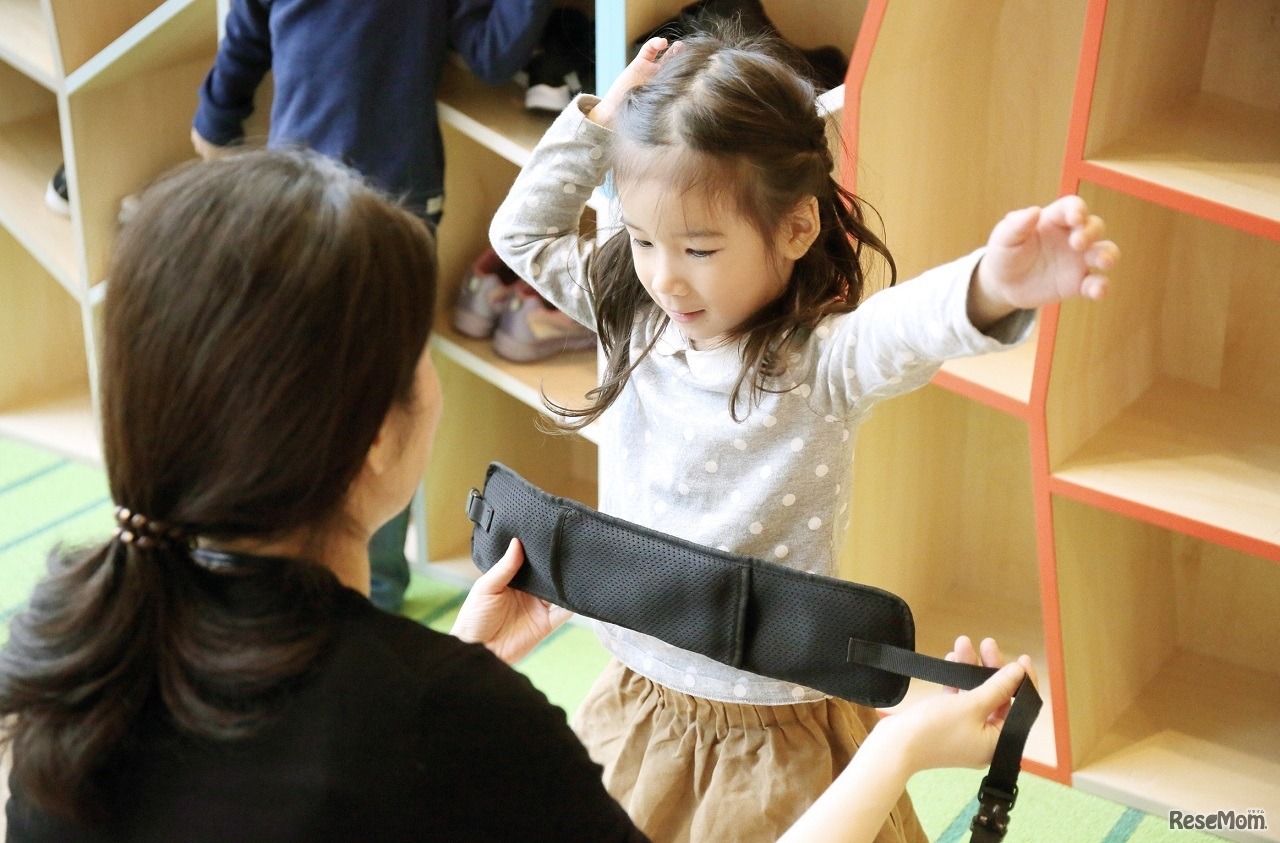 可視化デバイス装着イメージ