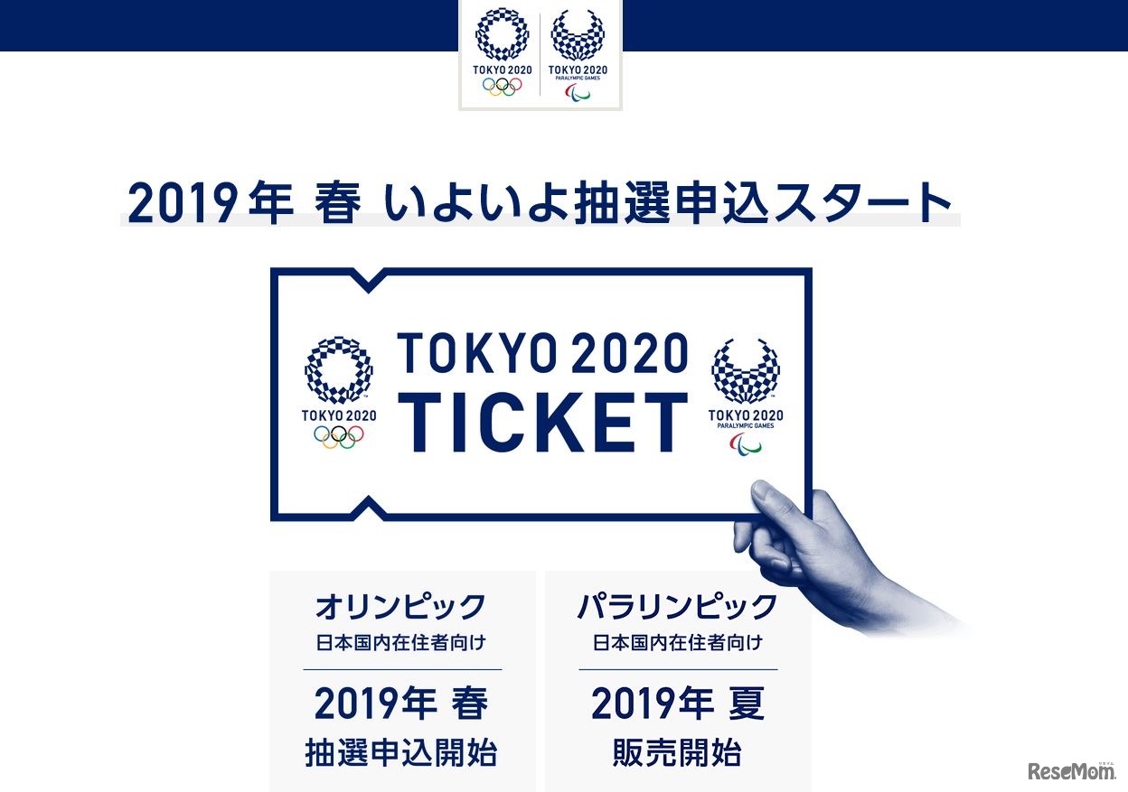 2019年春、チケット抽選申込スタート