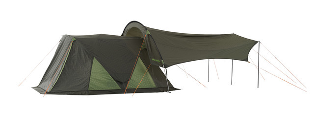 ロゴス、テントや車と連結できる「AKUBIタープ」シリーズ発売